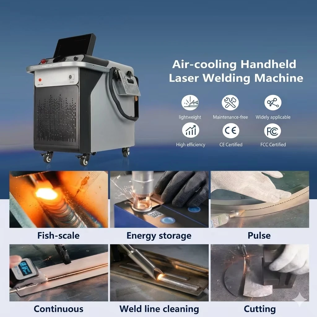 3 In 1 Handheld Laser Welding Machine Anti-backlight Protection Safe Operation Hardware Processing Factory Metal Work Equipment