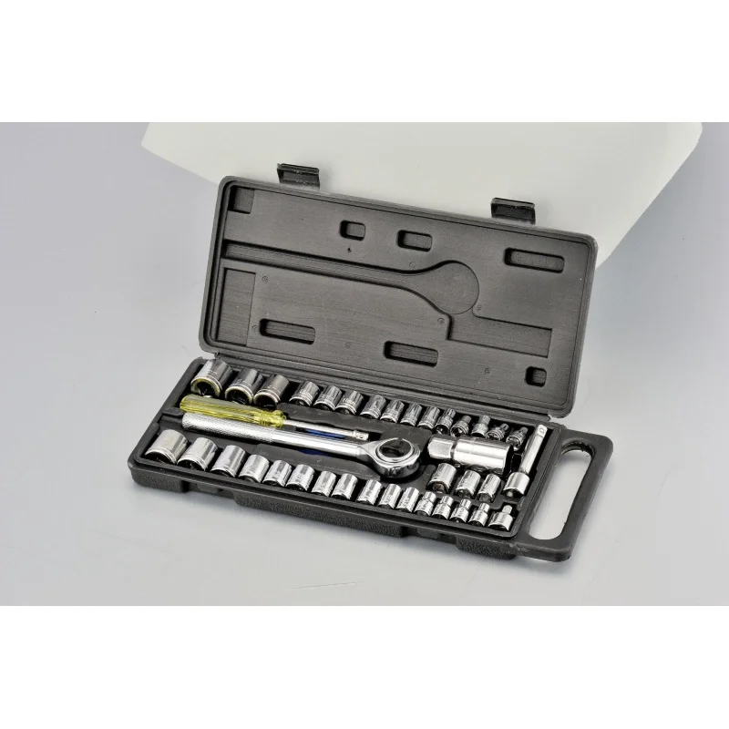 

40-Piece Hardware Combination Set Sleeve Ratchet Connecting Rod Auto Repair Household Manual Tool