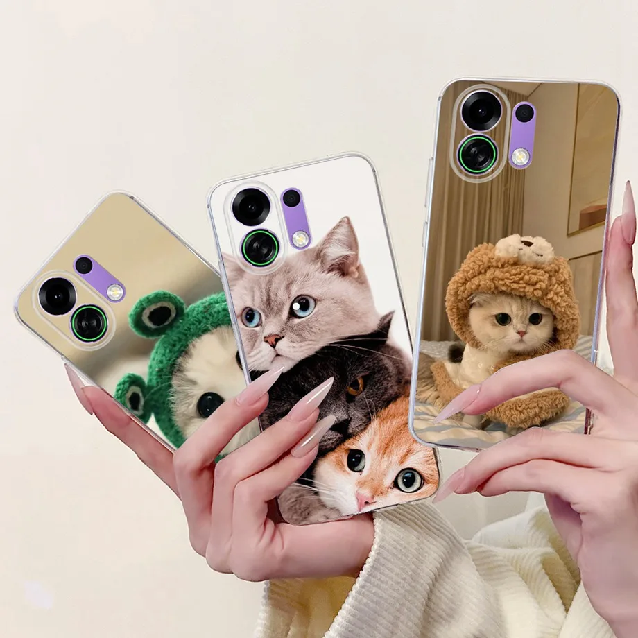 لينة سليم غطاء سيليكون شفاف ل ممن لهم K13 توربو برو K13 K13x فوندا القط زهرة الورد التنين موضة للصدمات الوفير كابا