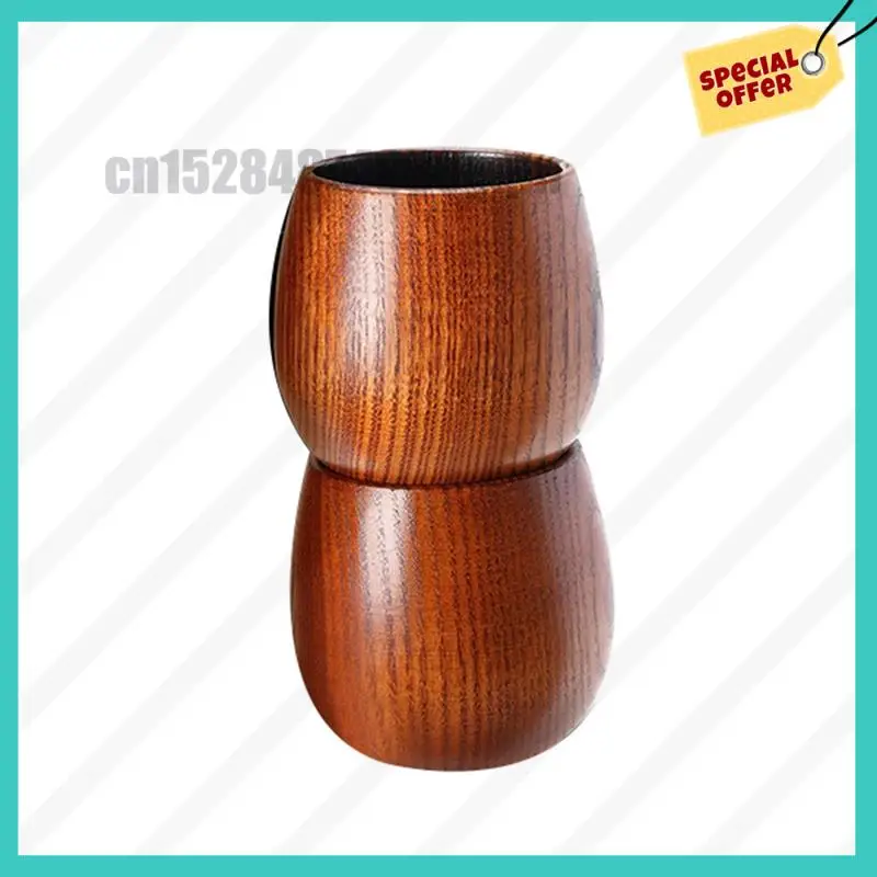 -ABJZ 2 قطعة كأس ويسكي مصنوع يدويًا كأس خشبي قديم الطراز للرجال، بهلوان ويسكي، نظارات للرجال، عشاق بوسطن