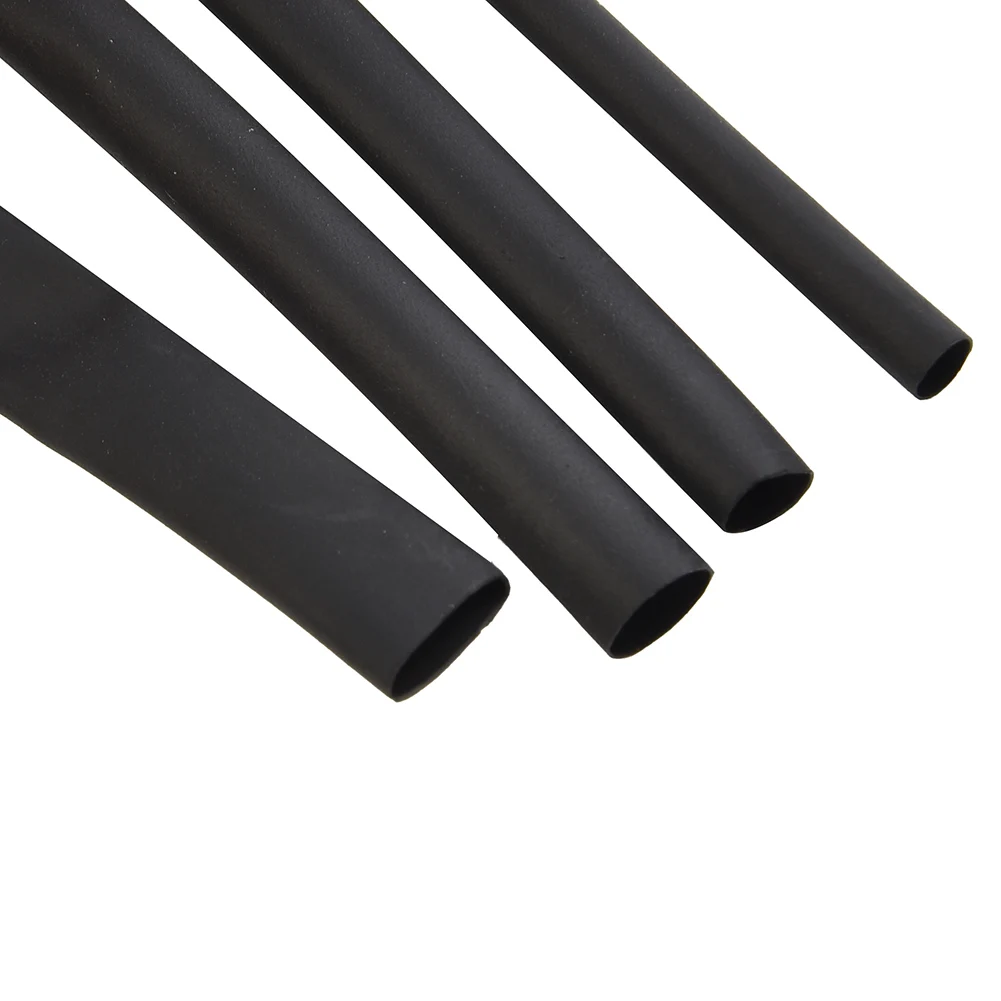 Heat Shrink Tubing Kit 4 Sizes 1 Meter Lengths 3mm 4mm 5mm 6mm Flame Retardant for HVAC Control Wiring and Panel Work