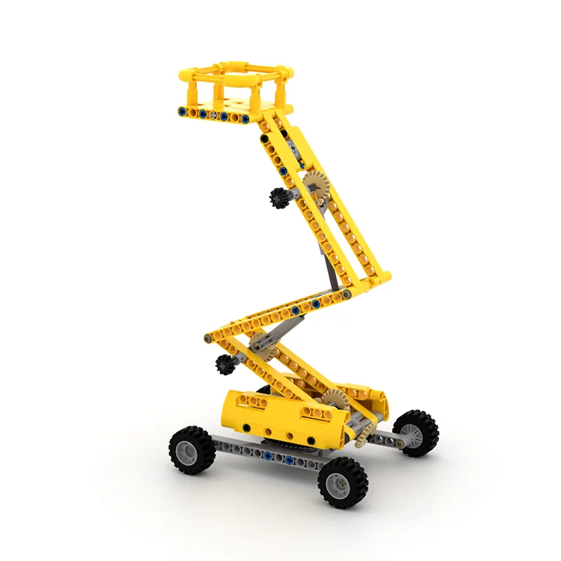 

MOC STEM Technological Building Blocks Aerial Work Platform Model Science Toys For Children Antistress Assembly Bricks Kits