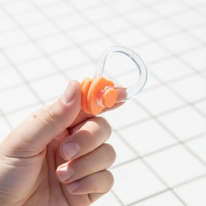 Waterproof Swimming Earplugs Nose Clip Set Non-Slip Soft Reusable Protective Gear for Adult Kid Surfing Diving Pool Use