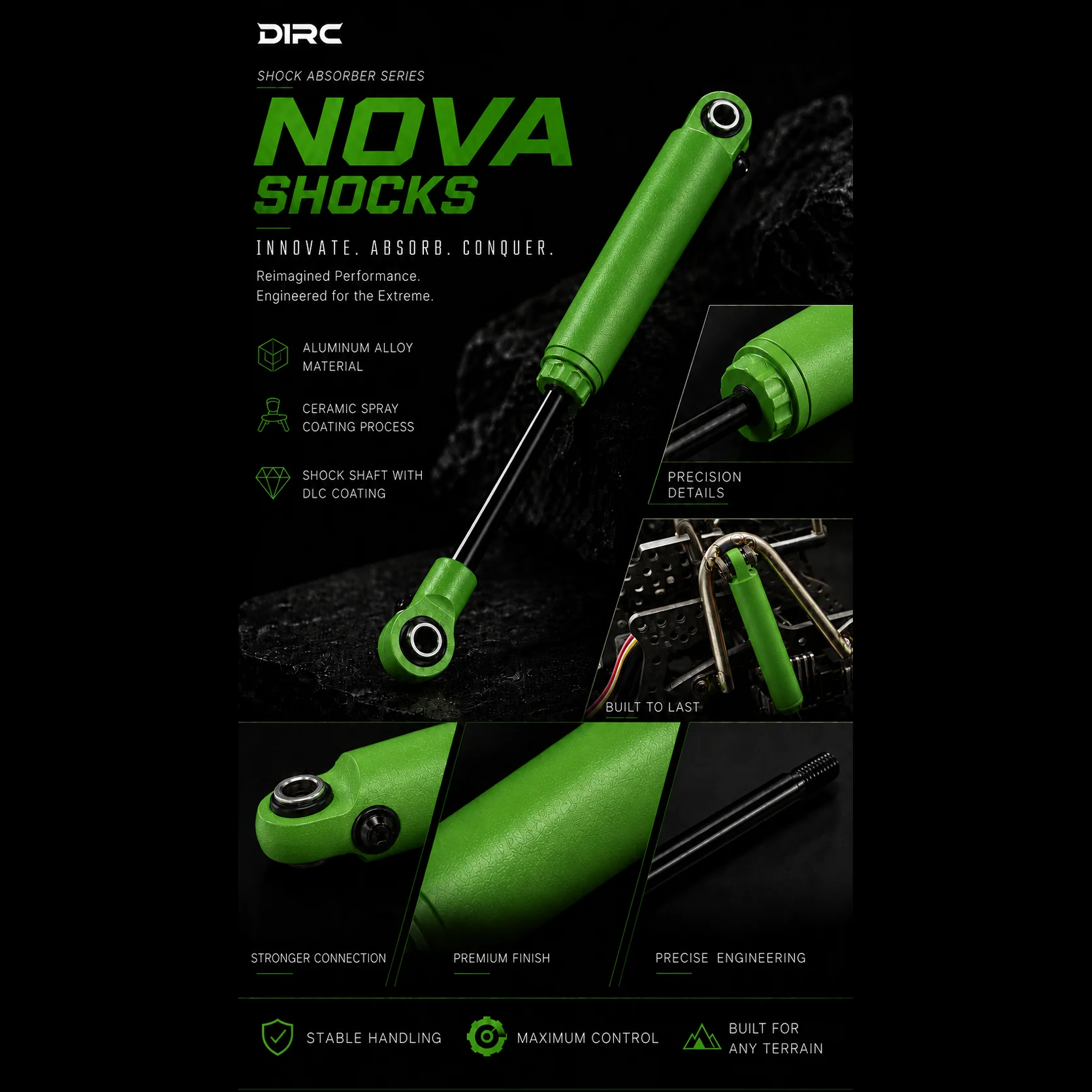 Shock Absorber Rc - Амортизатор D1RC NOVA для радиоуправляемых краулеров