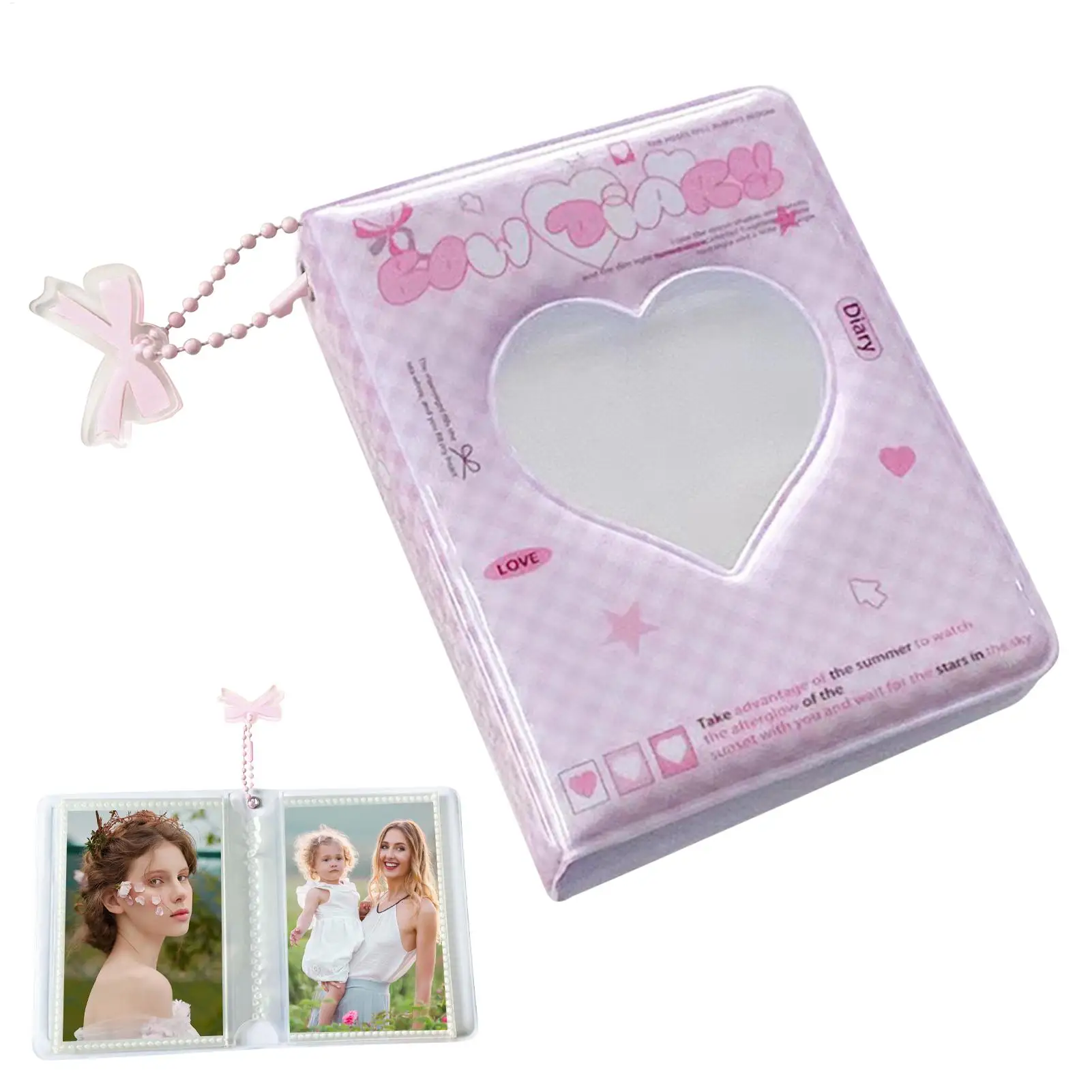 Card Collection Binder 40-Pocket Protective Storage Photo Organizer Baseball Card Binder for Organization Collection Photo