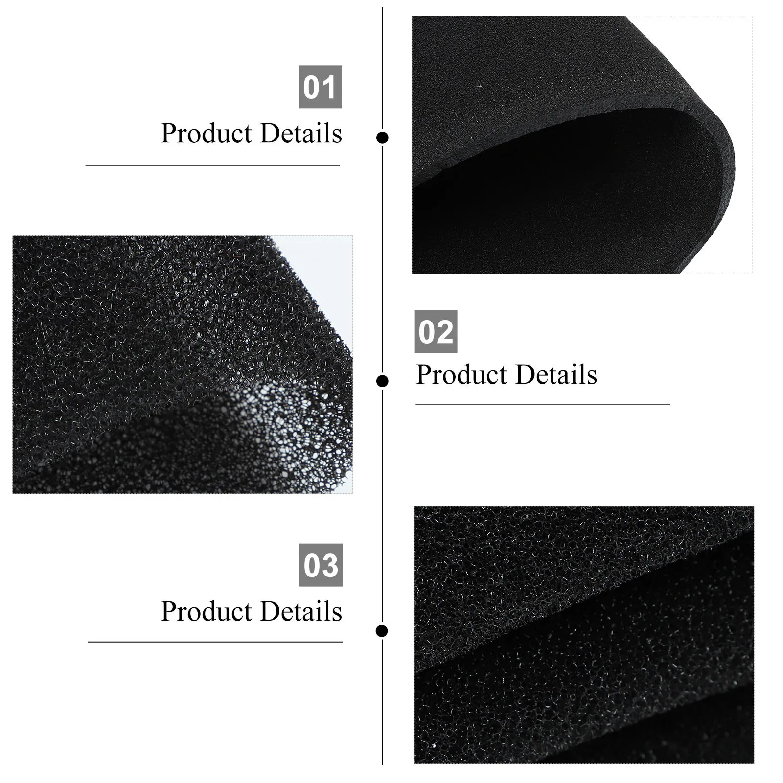 

2pcs Speaker Fine Speaker Foam Holes Stage Stereo Grill Mesh Car Audio Sound Dampening Material Foam Mesh Cloth