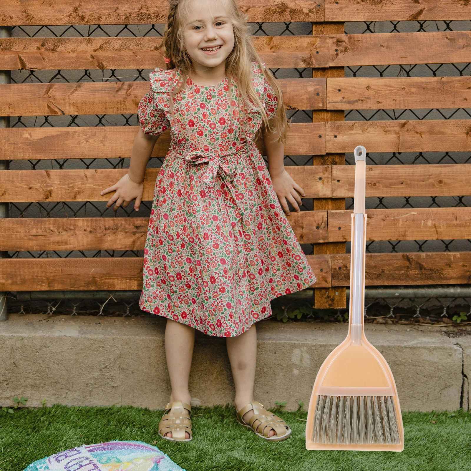 1 conjunto 1 conjunto mini vassoura pá conjunto para crianças pequena ferramenta de limpeza jogo imaginativo da criança vassoura pá crianças limpeza playset