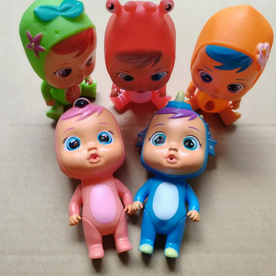 Crybaby płaczą ponownie seria figurki pudełko z niespodzianką winylowa twarz lalka zabawka Crybaby wisiorek ze zwierzątkiem lalka dekoracja torby brelok prezent