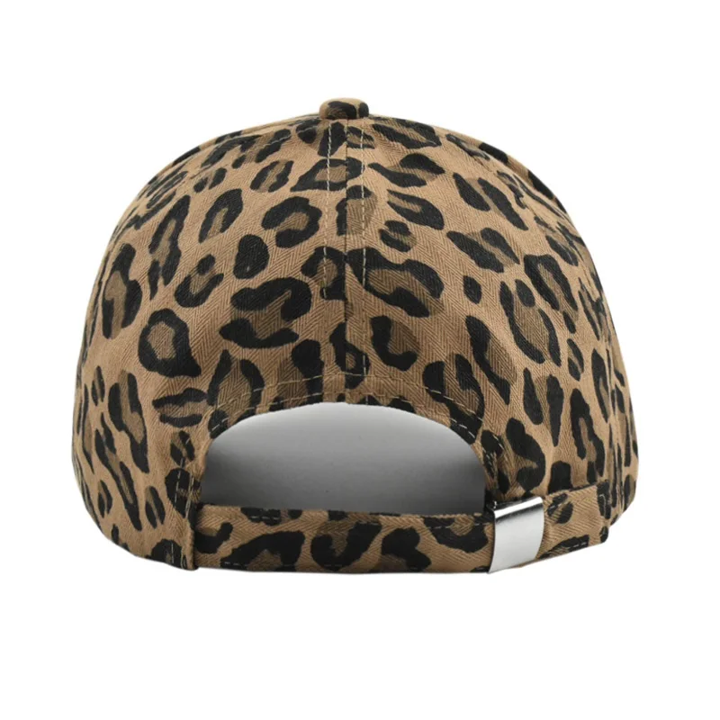 Men\'s and women\'s youth sun protection  leopard print baseball cap