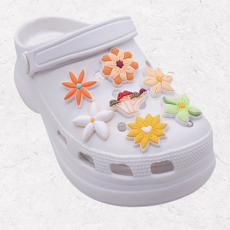 

New Arrivals 26pc PVC Beautiful Flowers Shoe Charms Pin for Shoe Accessories Shoe Decoration Kids Adult Christmas Party