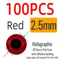 2.5mm Rojo 100 piezas