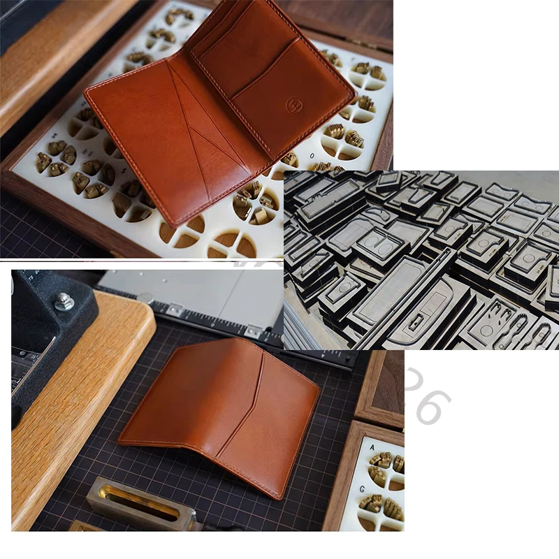 

Металлическая вырубная форма для карточного кошелька 15x11 см, нож для вырезания из металла