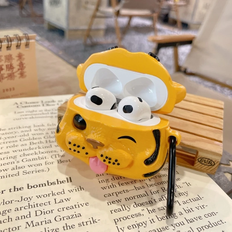 Flexible Cartoon Case Cover for Pods1/2/pro Headsets Storage Case Protector Earbud Sleeve Protector Headsets Accessory K1KF