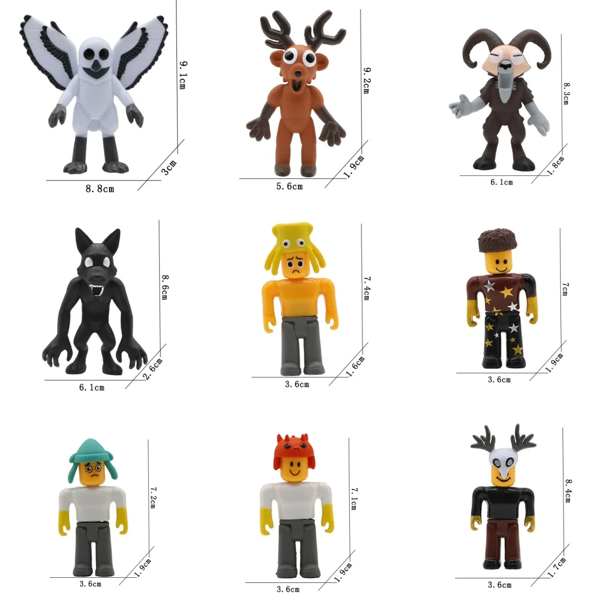 Hot Forest Collection Action Figure Children Toys Animals Figure Model Desktop Ornament Designer Toys Creative Gifts Peripheral