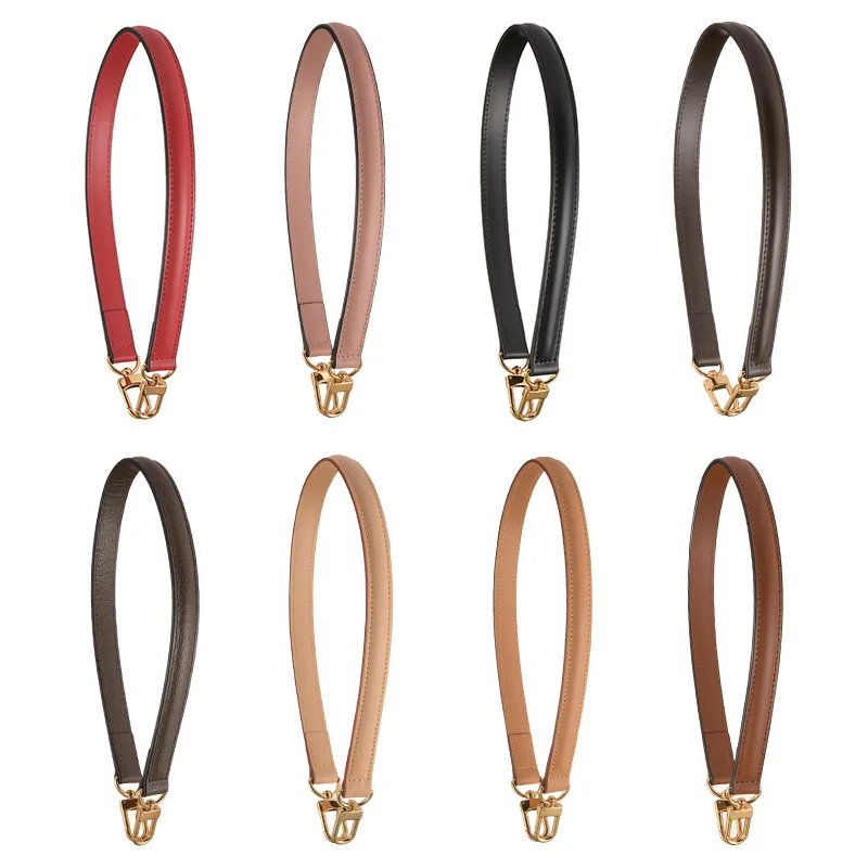 62cm Genuine Leather Handle for LV Neverfull Underarm Shorten Straps Handbag Handle Shoulder Belts Bag Accessories