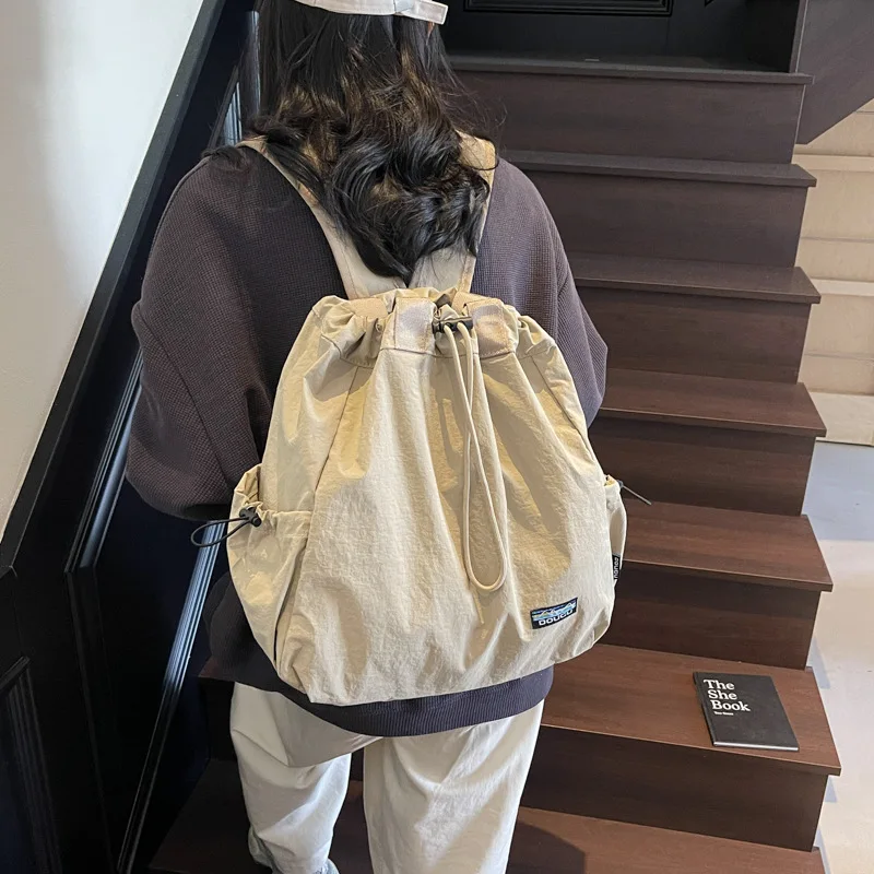 

Многофункциональные холщовые рюкзаки большой емкости для женщин, 2026, сумка для книг, женская сумка через плечо, школьная сумка для студентов колледжа