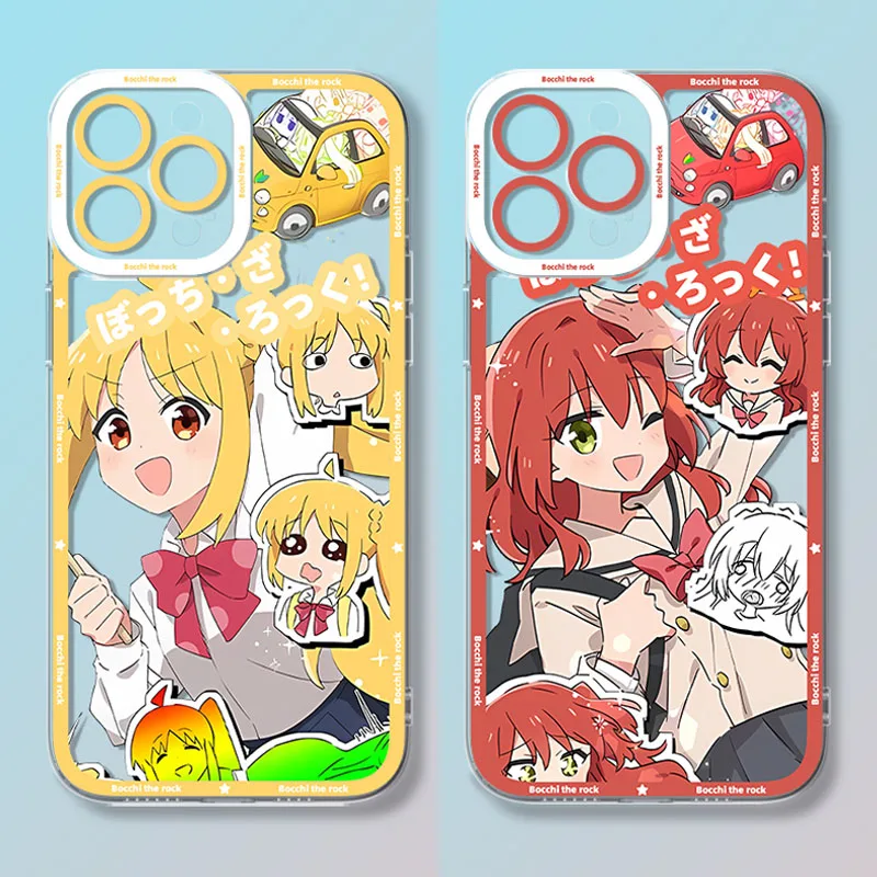 Anime Bocchi The Rock Case For Samsung Galaxy S23 S22 Ultra S21 S20 FE S10 Plus Note 20 10 9 A14 A24 A34 A54 Soft Silicone Cover