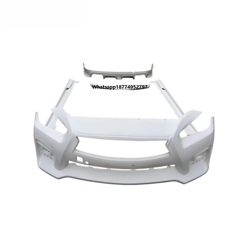 Q50 Fiberglass Body Kit, Suitable for Infiniti Q50 Front and Rear Bumpers and Side Skirts