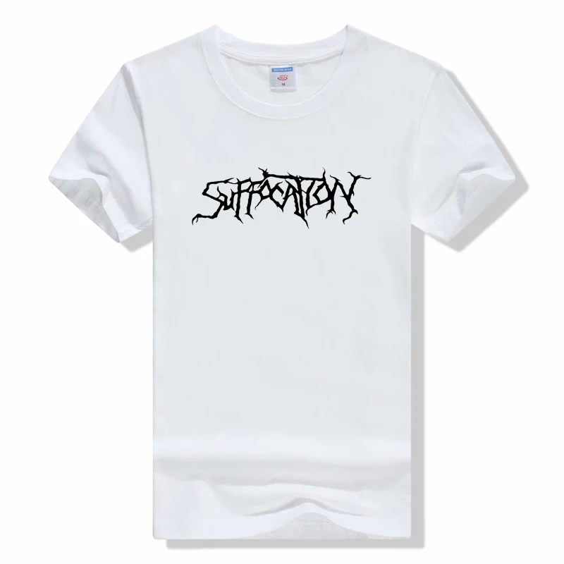 Suffocation Band T Shirt Hip Hop Tshirt Unisex Clothing Tops o-neck Short Sleeve t shirt fashion cotton Loose tees