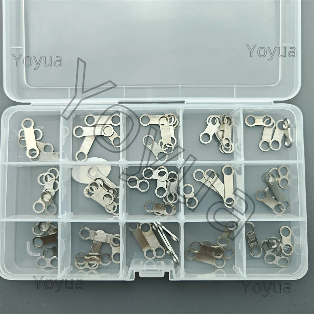 70Pcs Connecting Rods Dental Tools All on 4 Form Dental Prosthesis Metal Implant Supported Overdenture Bar 304 Stainless Steel