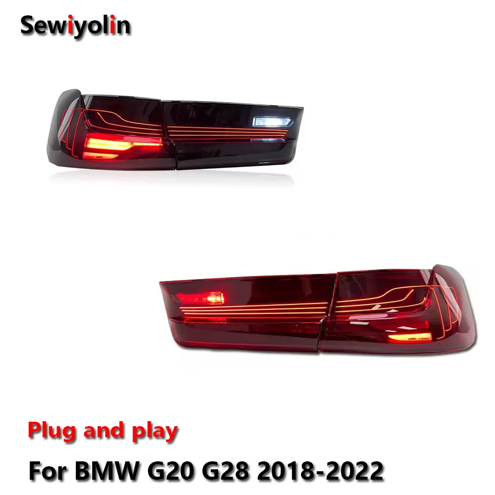 

Car Acesssories Tail LED Light For BMW G20 G28 G80 2018- 2022 Auto DRL Fog Trailer lamps Turning Signal Voiture Plug And Play