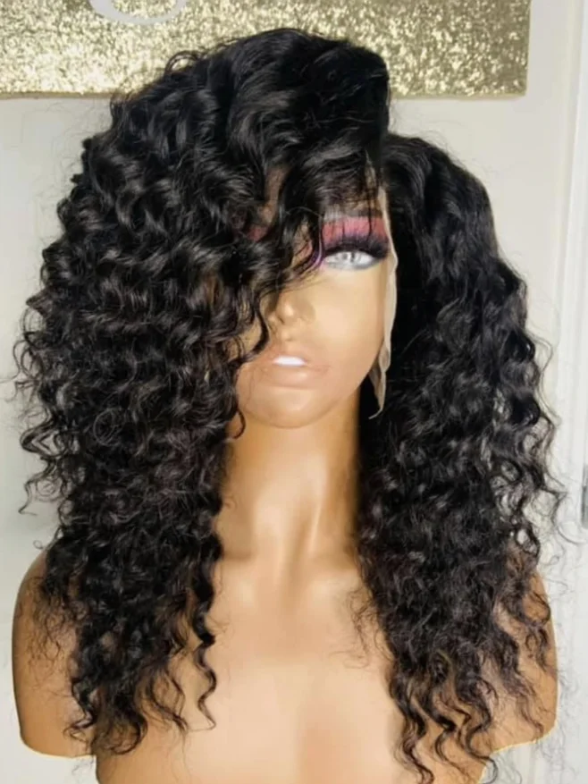 36 Inch Loose Wave Lace Front Wigs Human Hair 250% Density 13x6 HD Full Lace Frontal Wigs Human Hair 12A Loose Deep Wave Glueless Wigs Human Hair Pre Plucked For Women