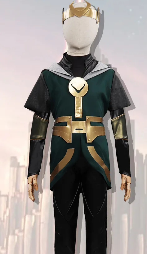 

Loki Cosplay Costume, Season 1, Loki Kid Cosplay Outfit, Performance Costume