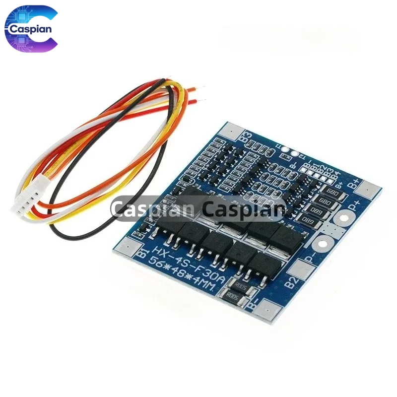 

BMS 4S 3.2V 3.7V 30A LiFePO4 / Lithium Battery Charge Protection Board 12.8V 14.4V 18650 32650 Battery Packs With Balance