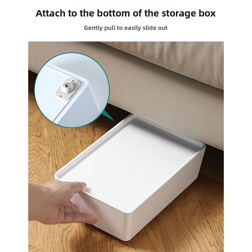 ABS and Stainless Steel 360 Swivel Casters with Strong Backing for Quick Installation on Wood Metal or Plastic