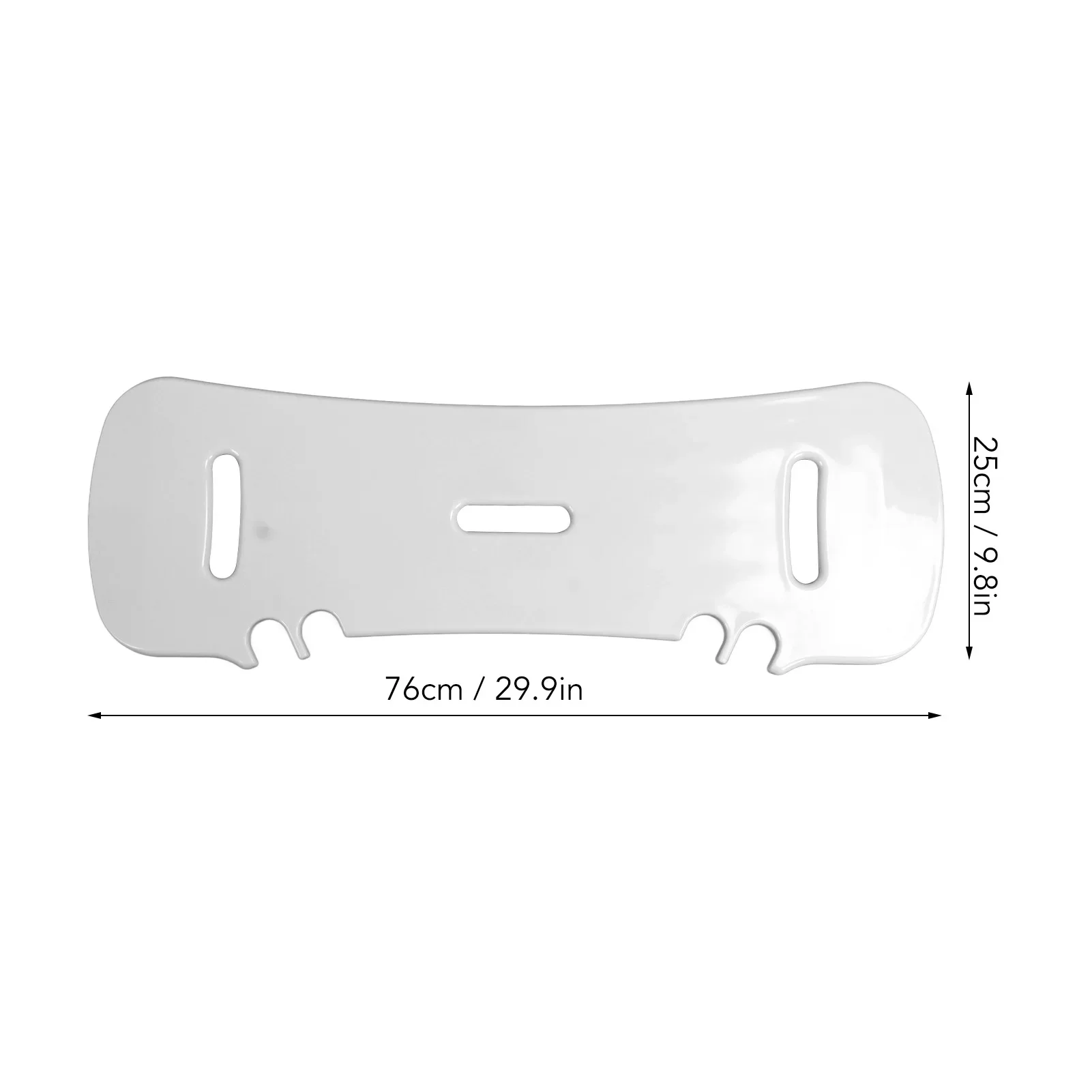 Thickened Elderly Transfer Board Transferring Assist Board for Wheelchair Users Patient Body Slide Board from Wheelchair Bed