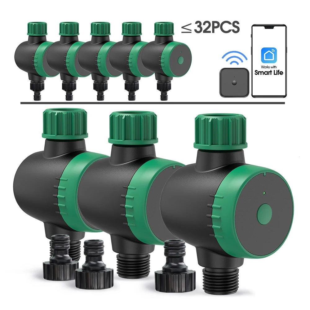 

Gaden Wifi Bluetooth-Compatible Water Timer Intelligent Drip Irrigation Rain Delay Programmable Controller Tuya Automatic Valve