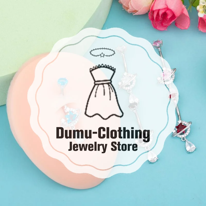 Body Jewelry Universe - Anting pusar kristal, terbuat dari baja
