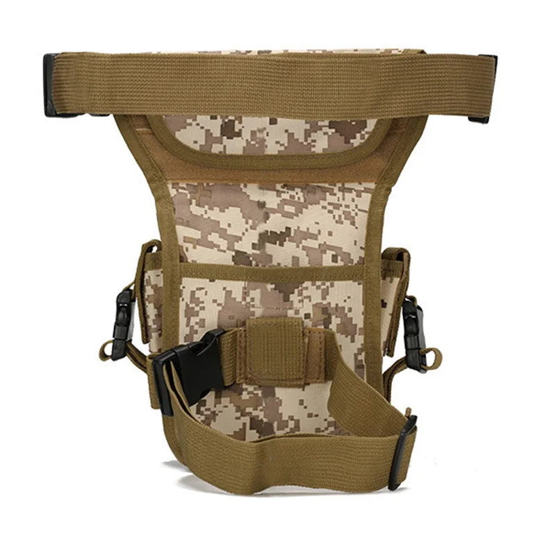 HOES-Multifunctional Leg Bag Hiking Hunting Leg Bag Drop Leg Bag Waterproof Camouflage Bag Motorcycle Sports Bag