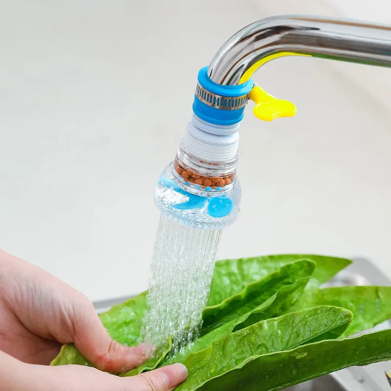 1-20PCS Rotate Extend Kitchen Faucet Anti Splashing Filter Home Universal Water Multifunction Wash Basin Nozzle Sink Tap