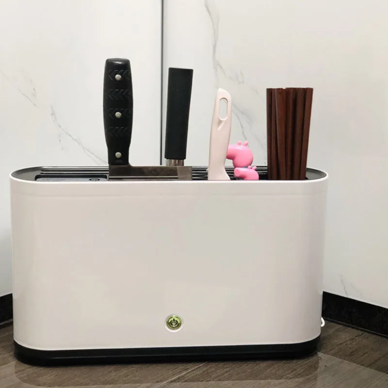 Esterilizador de faca prateleiras da cozinha do agregado familiar placa corte pauzinhos esterilização uv esterilizador secagem