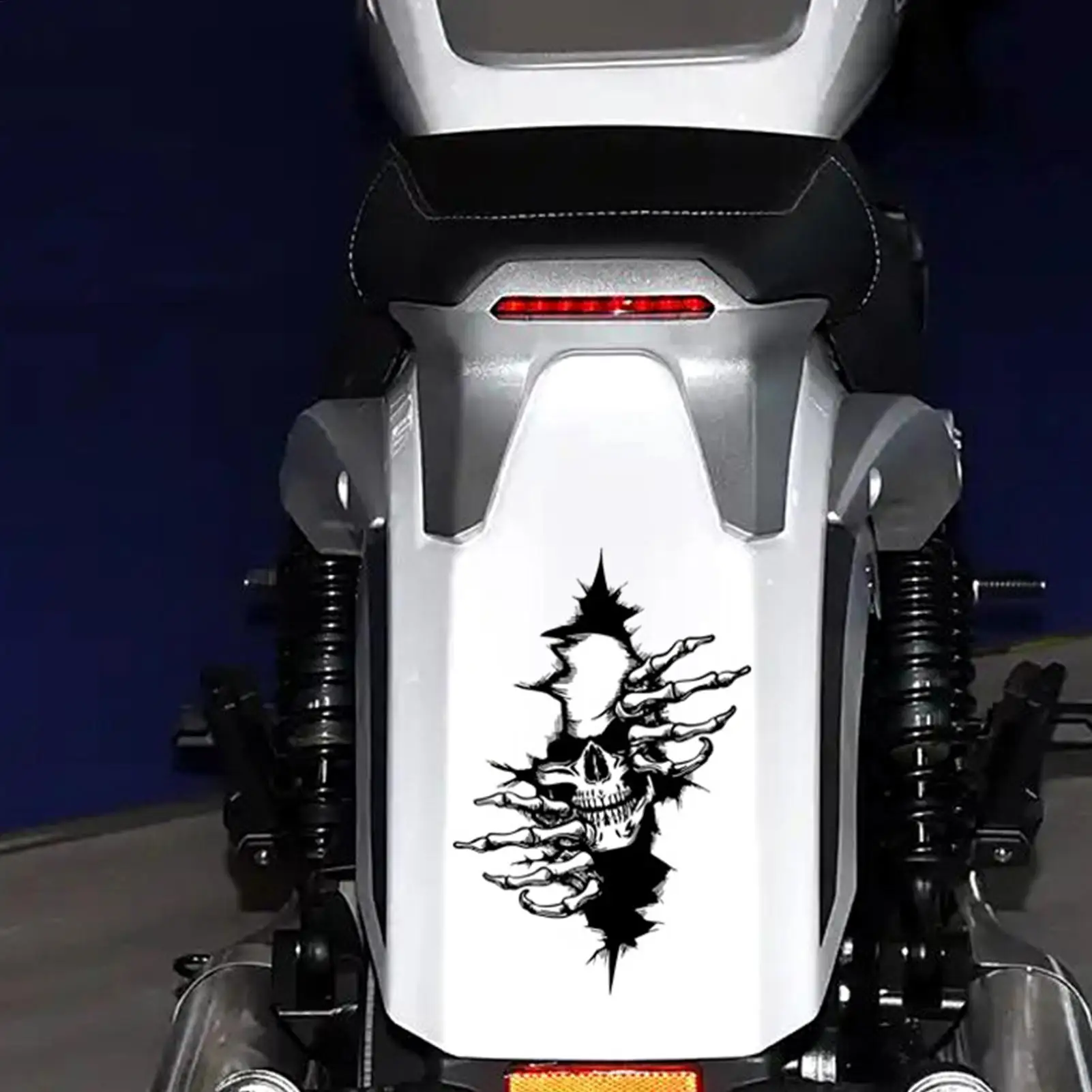 Halloween Skeleton Car Sticker Halloween Creepy Sticker Decoration Body Decals For Car Truck SUV Motorcycle Vehicles Window