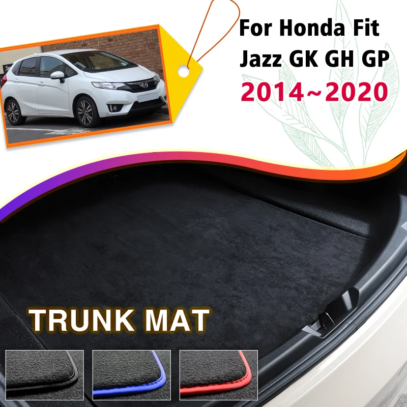 

Rear Trunk Mat For Honda Fit Jazz GK GH 2014~2020 Boot Cargo Liner Tray Trunk Luggage Floor Carpet Pad Auto Accessories Stickers