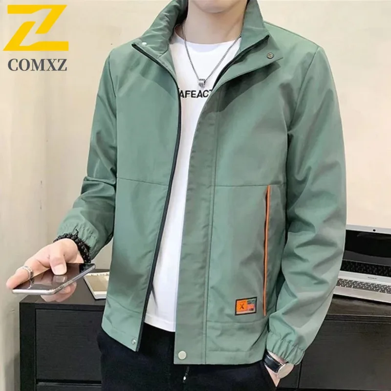 

​Men Casual Hooded Jacket Mountain Style Outdoor Sports Spring Autumn Lightweight Breathable for Hiking Camping​ Windbreaker