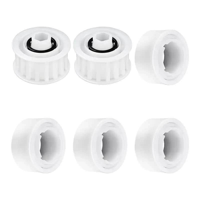 New User-Coupon!4 PCS Guide Wheels Part Numbe 3884997-R6 White For Dolphin Nautilus CC Plus Premier Pool Cleaner Accessories