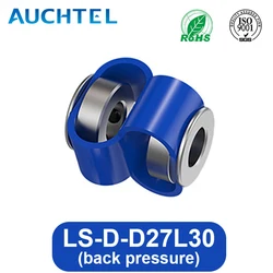 AUCHTEL LS D D27L30 8 Font Encoder Shaft Coupling Double Loop Al Alloy Coupler Flexible CNC 3D Printer Universal Joint Connector