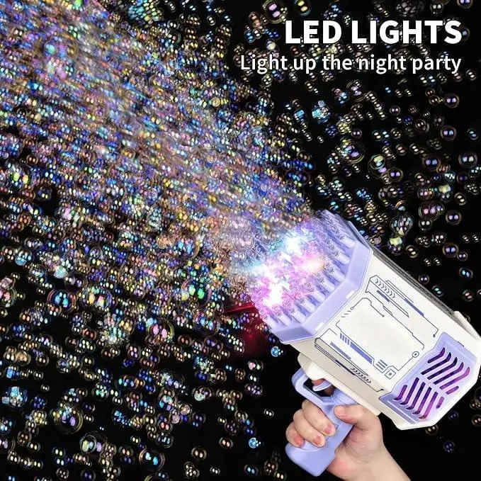 Macchina per bolle portatile, perfetta per matrimoni, attività all'aperto, feste, Natale, regali di compleanno