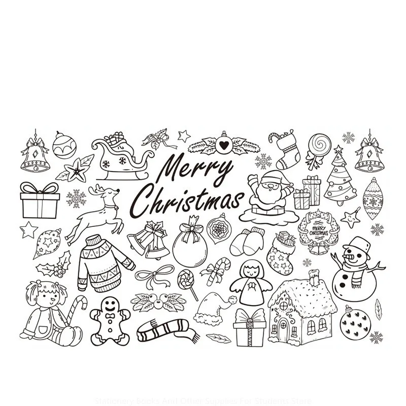 Children's Graffiti Poster Party Decoration Poster Drawing Paper Drawing Scrolls Holiday Scrolls, Coloring