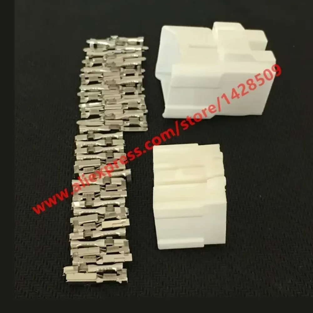 1 Set 20 Pin Female Male Headlight Plug Dash Board Assembly Socket 6240-5134 For Car