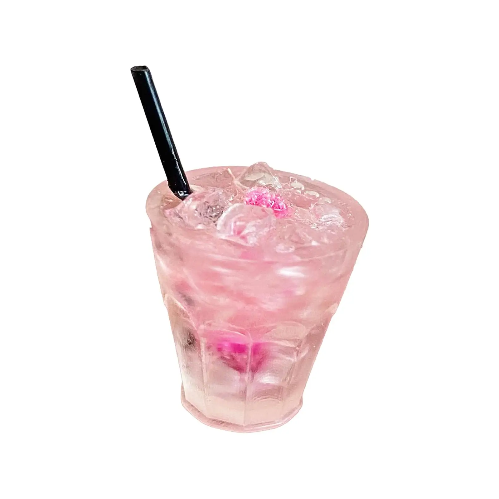 Casa de bonecas em miniatura, garrafa de bebida de resina, copo de coquetel, brinquedo para decoração de cozinha, chá, festa e sala de jantar