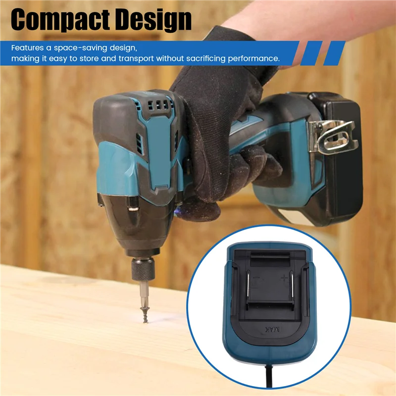 A60F-Power Tool Li- Battery Mini Compact Charger For  18V Lithium  Battery BL1860 BL1830 For DC18RC EU Plug