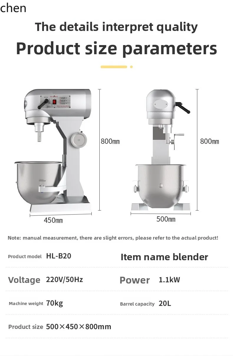 ZML Macchina da cucina multifunzionale Impastatrice automatica commerciale Impastatrice Attrezzatura da forno Macchina per il latte fresco per battere le uova