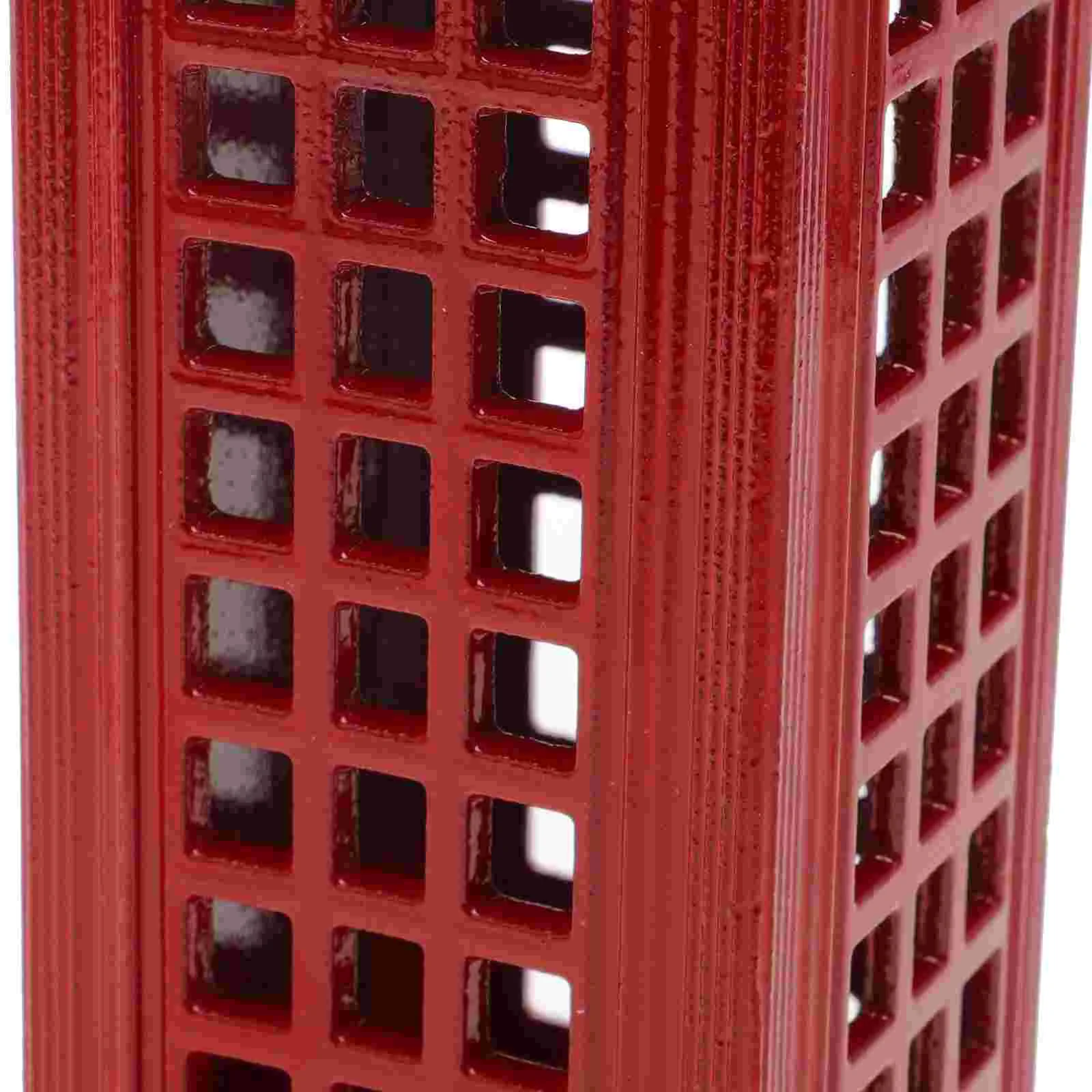 Pillar Box Telephone Piggy Bank London Phone Booth Change Bank Postal Money Pot Red Storage Moneybox