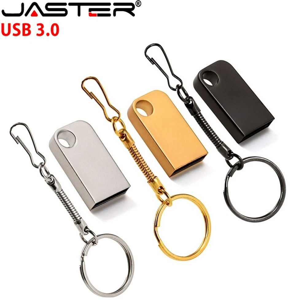 

JASTER USB 3.0 Бесплатный брелок USB3.0 Флэш-накопитель 256 ГБ Бизнес-подарок Память 128 ГБ Мини-металлический Pen Drive 64 ГБ USB-накопитель 32 ГБ