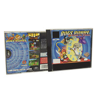 PS1 Bugs Bunny: Lost in Time PAL Copy Disc Game Black Bottom Unlock Console Station 1 Retro Optical Driver Video Game Part