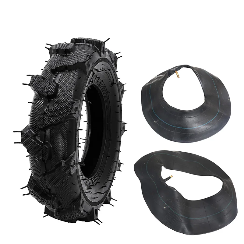 Herringbone 4.00-8 Tyre Parts Agriculture Tire Tractor s Micro Cultivator Agricultural Machinery 400-8 Rubber